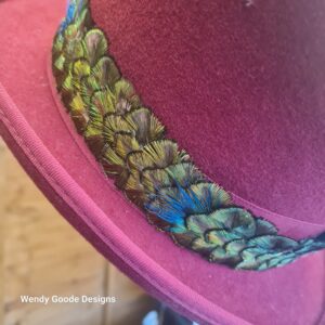 Peacock Gold Hatband