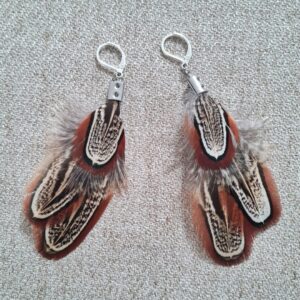 Cathedral Pheasant Feather Earrings